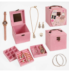 Прикраси 769-26 (72/2) дзеркальце, прикраси, годинник, у валізі