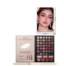 Косметика IG 3071 (96/8), рум’яна, хайлайтери, 42 кольорів тіней, дзеркало, в коробці