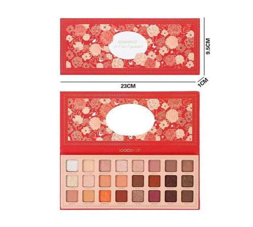 Косметика IG 3685 (144) 24 кольори тіней, у коробці