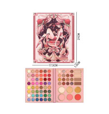 Косметика LK 5160 (96/8) 64 кольори тіней, рум'яна, контуринг, хайлайтер, у коробці