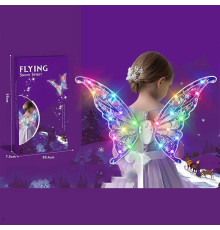 Крила 606-21 B (24) працюють від батарейок, підсвічування, рух крилами, мелодія, ремінці для кріплення, в коробці