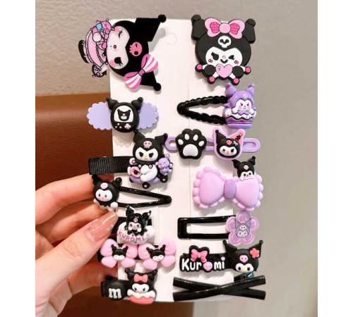 Набір шпильок для волосся C 71044 (500) герой, 14 штук на листі, в пакеті