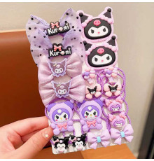 Резинки для волосся C 71048 (500) герой, 12 штук, в пакеті