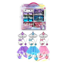 Набір аксесуарів JY 7301 (24/2) прикраси, 3 спідниці, 3 пари черевиків, в коробці