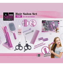 Набір перукаря YLQ 088 (24/2) стайлер, гребінці, заколки, бігуді, ножиці, в коробці