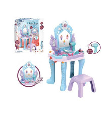 Трюмо 661-143 (6) світло, звук, фен на батарейках, стільчик, аксесуари, в коробці