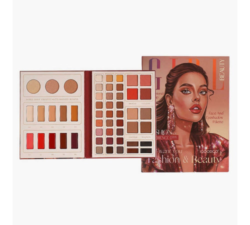 Косметика IG 3050 (96) тіні, хайлайтери, помади, рум’яна, бронзери, консилери, в коробці