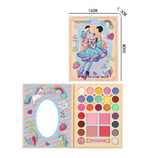 Косметика LK 5102 (144) 27 кольорів, тіні, рум'яна, люстерко, аплікатор для нанесення тіней, в коробці