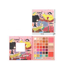 Косметика LK 5171 (96) 35 кольорів тіней, набір хайлайтерів та рум'ян, у коробці