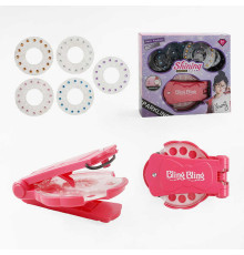 Прикраси для волосся 902-1 (48) 5 пластин з камінцями, 5 кольорів, пристрій для фіксації, в коробці