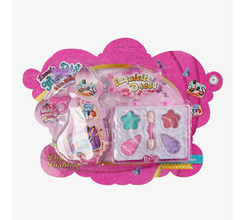 Косметика 557 L-10 (480/2) тіні, аплікатор, каблучки, на листі