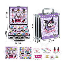 Косметика FT 2077 C (48) тіні, помади, блискітки, лаки, бафи, браслет, у валізі