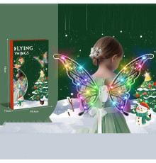 Крила 606-21 C (24) працюють від батарейок, підсвічування, рух крилами, мелодія, ремінці для кріплення, в коробці