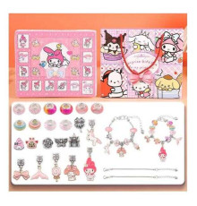 Набір прикрас M 18595 (144) герой, основи для прикрас, шарми, в коробці