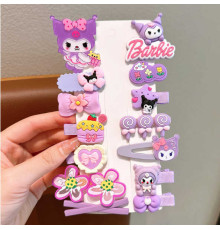 Набір шпильок для волосся C 71046 (500) герой, 14 штук на листі, в пакеті