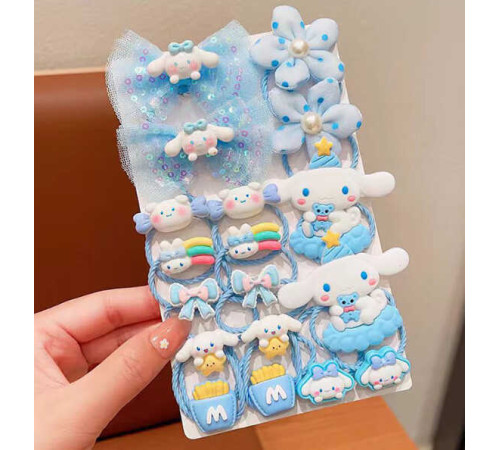 Резинки для волосся C 71050 (500) герой, 12 штук, в пакеті