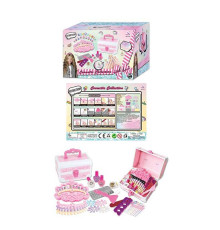 Набір для манікюру J 1148 B (24) лаки, накладні нігті, набір для стемпінгу, підставка, розділювач для пальчиків, пилочка, в коробці