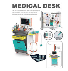Набір лікаря YY 6024 (10) звук, підсвічування, приладдя на батарейках, в коробці