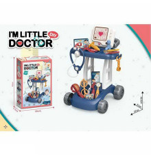 Набір лікаря 8837-2 (36) медичний столик на колесах, ЕКГ-апарат, звук, підсвічування, помпова подача води, медичне приладдя, в коробці