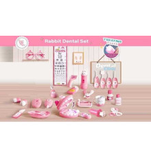 Набір лікаря 6697 (32) 28 іграшок, медичний ліхтарик підсвічується, демонстраційна модель щелепи, шприц, термометр, окуляри, чашка, пігулки, у пакеті