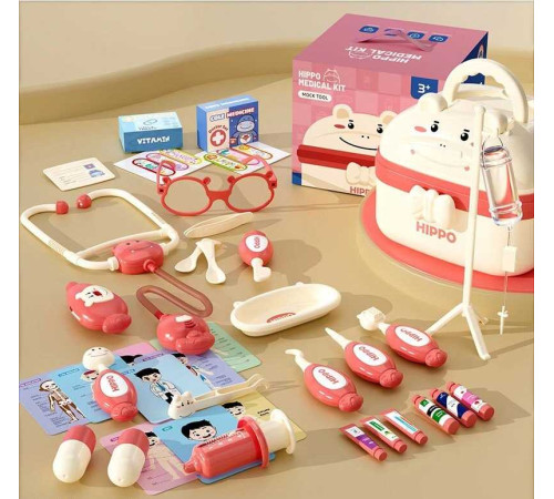 Набір лікаря HZ 888 A (48/2) стетоскоп, термометр, ліхтарик на батарейках, підсвічування, шприц, окуляри для лікаря, аксесуари, в коробці – в наличии! Купите сейчас у KAZKOVA