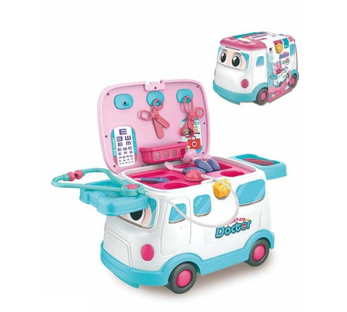 Набір лікаря 661-543 (12/3) 16 предметів, стетоскоп, ножиці, шприц, градусник, окуляри, в боксі – в наличии! Купите сейчас у KAZKOVA