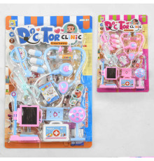 Набір лікаря 666-78 (60/2) 2 кольори, 12 елементів, на листі