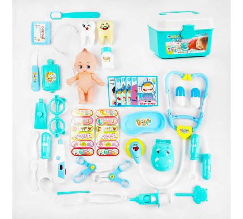 Набір лікаря HZB 811 B (36/2) підсвічування, пупс, аксесуари, у валізі – в наличии! Купите сейчас у KAZKOVA