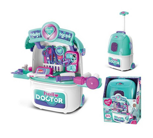 Набір лікаря 008-985 (9) валіза-трансформер на колесах, інструменти, в коробці – в наличии! Купите сейчас у KAZKOVA