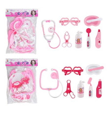 Набір лікаря SD 169-11 (336/2) 2 види, стетоскоп, окуляри, термометр, інструменти, в пакеті