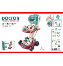 Набір лікаря 660-87 (12) 24 предмети, "Апарат реанімації", світло, звук, у коробці