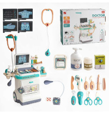 Набір лікаря 660-89 (12) "Рентген-кабінет", 26 аксесуарів, підсвічування, звуки, у коробці