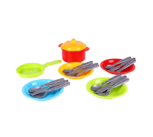 гр Набір посуду "Маринка 10" 1646 (30) "Technok Toys", каструля, сковорідка, кришка, 4 тарілки, 4 комплекти столових приладів, в пакеті – в наличии! Купите сейчас у KAZKOVA гр Набір посуду "Маринка 10" 1646 (30) "Technok Toys", каструля, сковорідка, кришка, 4 тарілки, 4 комплекти столових приладів, в пакеті – в наличии! Купите сейчас у KAZKOVA