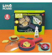 Кухня XG 2-5 (36/2) пательня на батарейкх, продукти змінюють колір, звук, підсвічування, в коробці