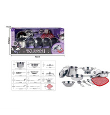 Набір посуду 988 C 48 (36) 12 елементів, металевий, в коробці