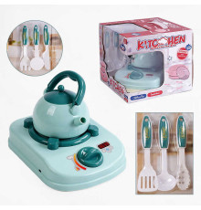 Набір посуду 096-10 Штрихкод=00216 (24/2) 8 елементів, електрична плита, звук, підсвічування, парогенератор, озвучування китайською мовою, в коробці