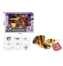 Набір посуду 988 C 49 (48/2) 9 елементів, металевий, в коробці