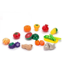 Набір продуктів BC 8011 (64/2) продукти на липучках, посудка, У ПАКЕТІ