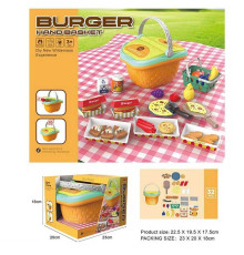 Набір продуктів 20 V 09 (32/2) 32 елементи, кошик з ручкою, наліпки, в коробці