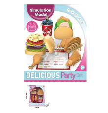 Набір продуктів LY 8644 (96/2) курка, кола, бургер, тако, в коробці