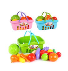 гр Кошик з овочами 5354 (12) 3 кольори, "Technok Toys"