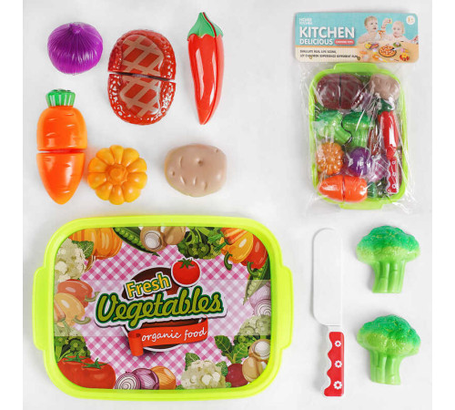 Овочі на ліпучці 1018-106 (96/2) 9 елементів, в пакеті – в наличии! Купите сейчас у KAZKOVA