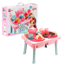 гр Столик з чайним набором 2246 (4) "Technok Toys", 26 аксесуарів, в коробці