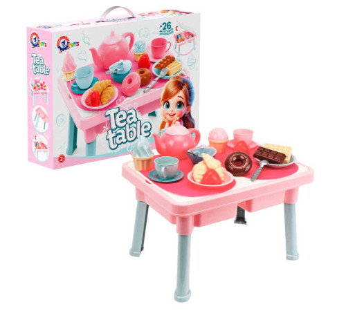 гр Столик з чайним набором 2246 (4) "Technok Toys", 26 аксесуарів, в коробці – в наличии! Купите сейчас у KAZKOVA