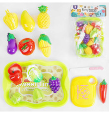 Овочі на ліпучці 1018-108 (72/2) 14 елементів, в пакеті