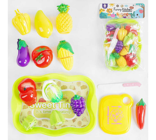 Овочі на ліпучці 1018-108 (72/2) 14 елементів, в пакеті – в наличии! Купите сейчас у KAZKOVA