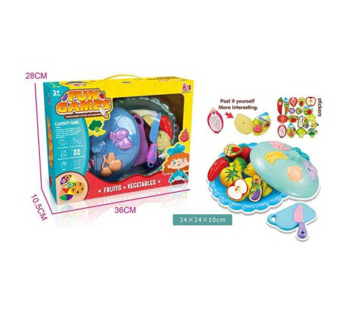 Набір продуктів MDX 131 B Штрих-402356 (24) ніж, дошка, продукти на магнітах, в коробці