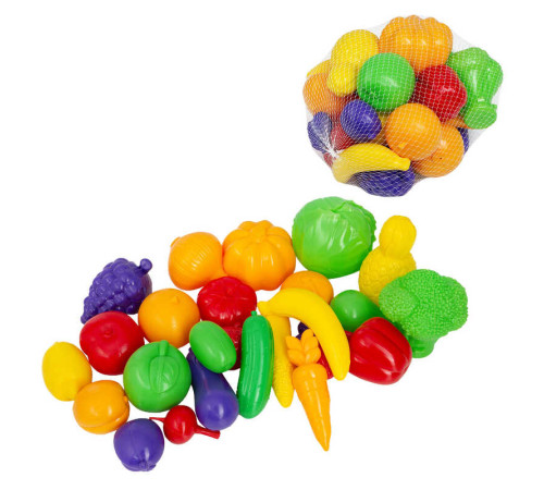 гр Овочі та фрукти 010/9 (12) "Bamsic", розмір - 34х21х15 см, 11 овочів, 15 фруктів, в сітці – в наличии! Купите сейчас у KAZKOVA гр Овочі та фрукти 010/9 (12) "Bamsic", розмір - 34х21х15 см, 11 овочів, 15 фруктів, в сітці – в наличии! Купите сейчас у KAZKOVA