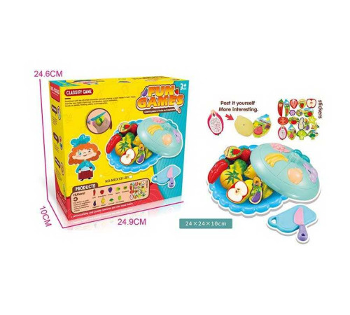 Набір продуктів MDX 131 B1 Штрих-402349 (36/2) ніж, дошка, продукти на магнітах, в коробці