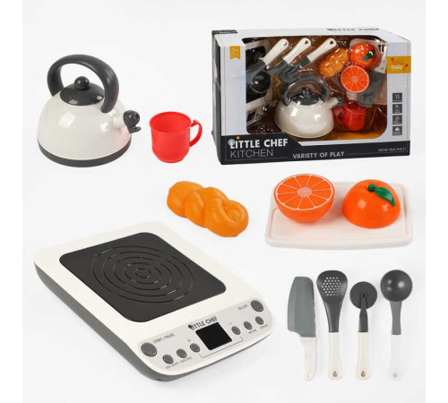 Плитка з посудкою BC 9003 (16/2) 10 елементів, підсвічування, звуки, продукти на липучках, у коробці